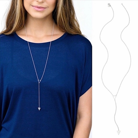 Gorjana Jewelry - NWT Gorjana 'Mika' Lariat Silver Tone Necklace!